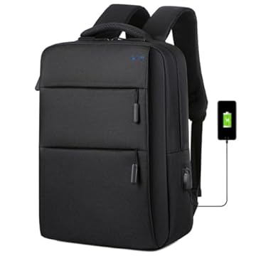 Mochila Masculina para Notebook Reforçada Escolar Trabalho Viagem Executiva com Saídas USB Unissex
