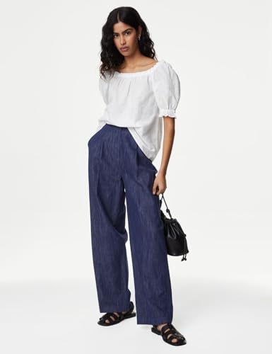 Image of Marks & Spencer Women's Cotton Regular Fit Blouse