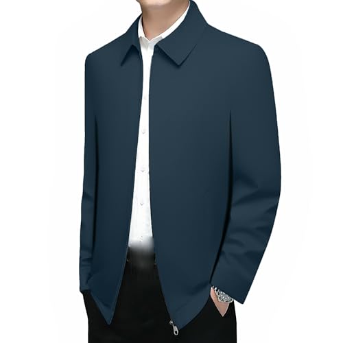 Veste de printemps fine homme mi-longue col carré contre fraîcheur matinale - 6