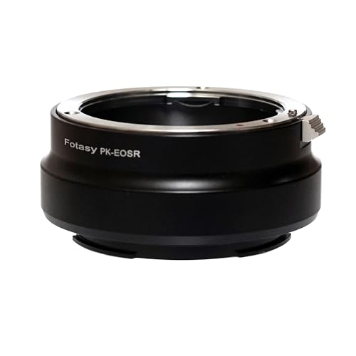 Image of Fotasy Pentax Pk Lens to Canon Eos R Mirrorless Camera Adapter,Black