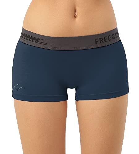 Image of Freecultr Women's Underwear Antibacterial Micromodal Airsoft | Boy Shorts | Ultra-Comfortable Sweat-Wicking & Skin-Friendly Fabric | No Irritation No Itching Stretchable & Breathable