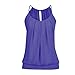 Produktbild KIMODO T Shirt Bluse Tank Top Damen Camisole Sommer Lose Weste Schwarz Blau Rosa Große Große Mode (Lila, 3XL)