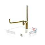 OnFireGuy 4-1/4' Adjustable Metal Arm Display Stand Easel with Acrylic Base