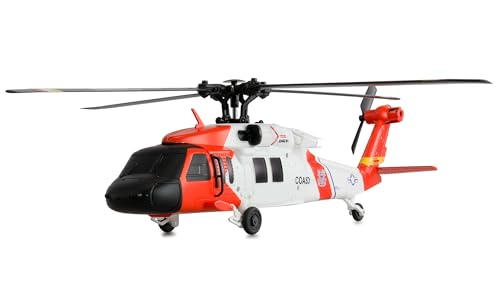 Amewi UH-60L Black Hawk Coastguard - Elicottero brushless 4 canali 6G RTF telecomandato RC