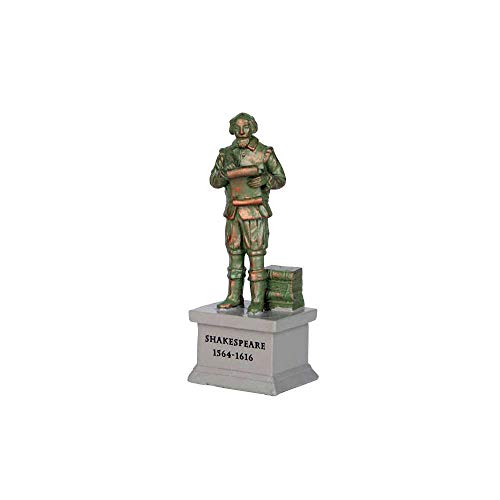 Estatua William Shakespeare Lemax Village Collection