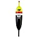 Thill Floats Splash Brite Lighted Bobber for Fishing - Center Slider Slip Float - Lights Up on Contact with Water, Medium, Yellow Red Black, One Size