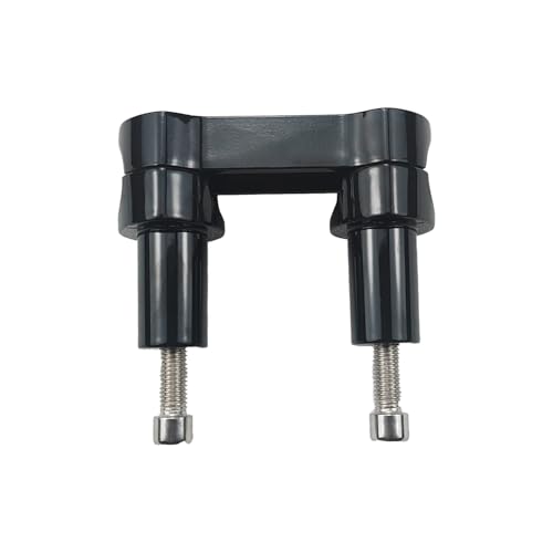 Élévateurs de guidon de moto 32 mm pour Harley Noir réhausseur de tube