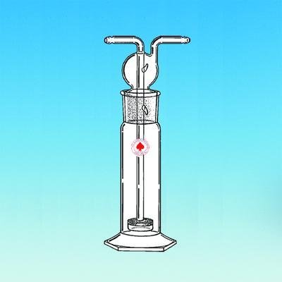 7163-02 Gas Washing Bottle, Porosity A, 125 mL Capacity, 40/35 Joint, 1 mL