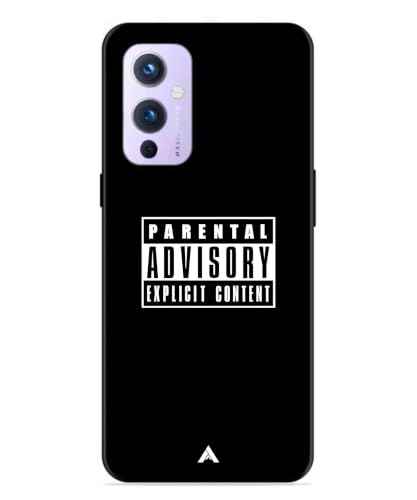 Image of Premium Explicit Case for Oneplus 9 Soft-Touch Metal TPU Back Cover, Shockproof, Designer, Aesthetic Mobile Phone Case (Glossy Finish)
