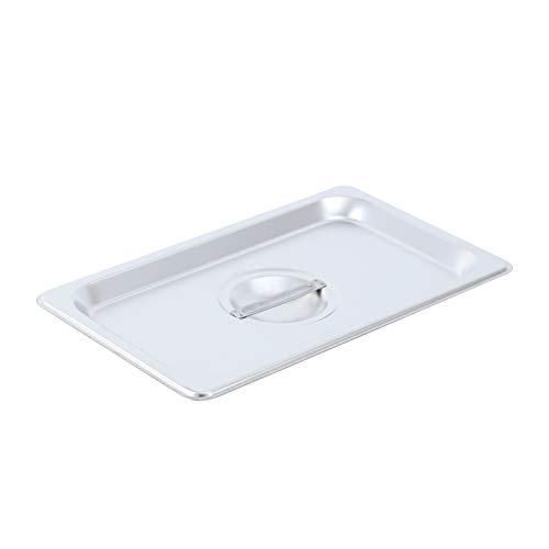 Aplancee 6Pcs Steam Table Pan Lid of Stainless Steel with Handle 1/3 Size for Food Cover