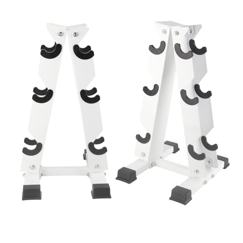 Support d'haltères robuste à fente en ABS protégeant vos poids de musculation - 6