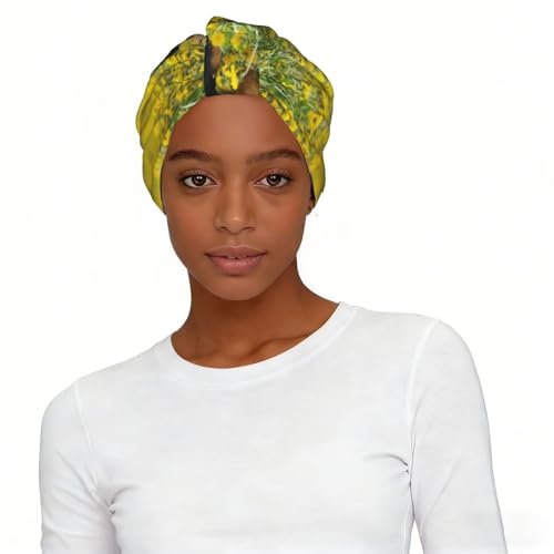 GRatka Perro de montaña bernés feliz,Gorro de dormir suave para mujer, bandana, pañuelo elástico para la cabeza, gorro tipo beanie