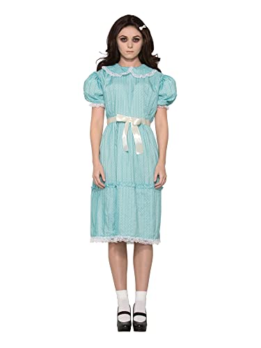 Rubies Creepy Sister Costume Dress for Adults, Women's Standard Blue