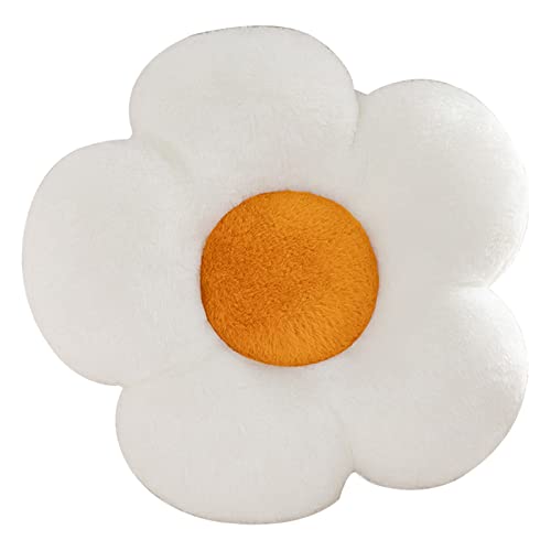 Duffire Flower-Shaped Cushion 50cm Plush Throw Pillow Chair Pad Tatami Pillow Stuffed Floor Seat Cushion for Bed,Sofa,Car,Reading,Watching TV Cover