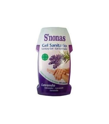 S'NONAS GEL SANITARIO LAVANDA 75% VOL.