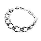 Metal type: Silber Sterling Minoplata Armband aus Altsilber mit Markasit-Steinen