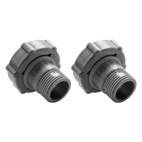 Screw Man Pool Drain Fitting Connect Hose Adapter Fits for Coleman Pools, 1.5...