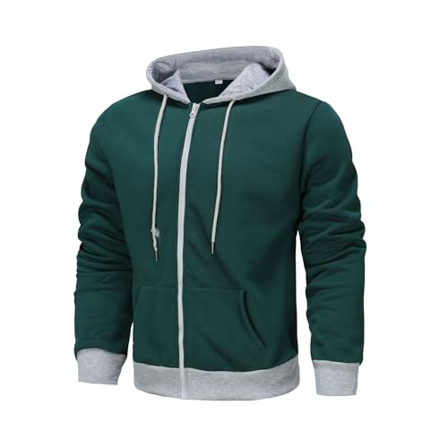 Men's 2025 Fall Winter Lightweight Hooded Pullover Warm Casual Sweatshirt Drawstring Oversized Hoodies Tracksuit3