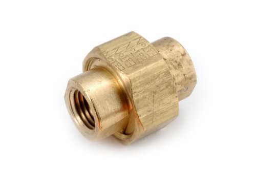 Anderson Metals 06104 Brass Pipe Fitting, Union, 1/4