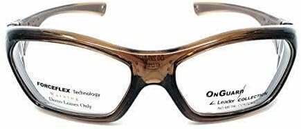 OnGuard OG 210S RxAble Safety Goggles Chestnut Brown 57mm-16mm-120mm
