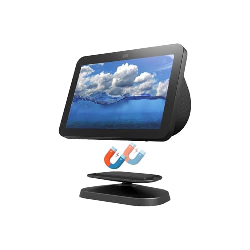 Soporte de pared para Echo Show 8, accesorio de soporte de pared blanco A346 de 2 unidades 5