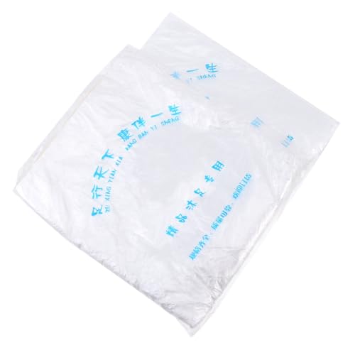 PartyKindom 160 piezas Bolsas Desechables para Baño de Pies Bolsas Plásticas Resistentes y Prueba de Fugas para Pedicura y Spa Casa Paquete Grueso de Unidades