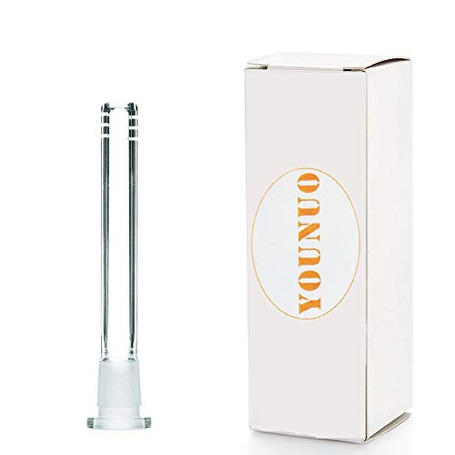 Younuo 18mm by 14mm Stem Clear Scientic Glass Tube Adapter (3.5 Inch)