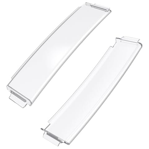 ANTOBLE WR71X10761 Fridge Door Shelves Trim Compatible with GE Refrigerator Replacement Shelf Bin Insert Module for General Electric Refrigerator Parts Door Shelf Front Trim Guard Accessories, 2 Pack Cover