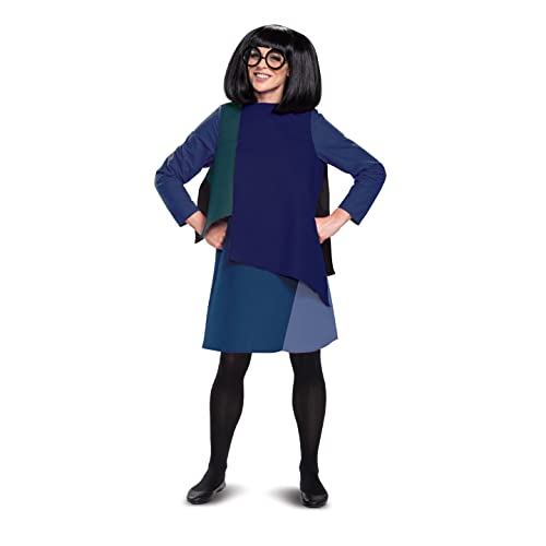 Disguise Womens Edna Deluxe Adult Costume Blue S (4-6)