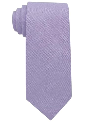 Image of Kebocis Mens Solid Color Cotton Necktie for Men