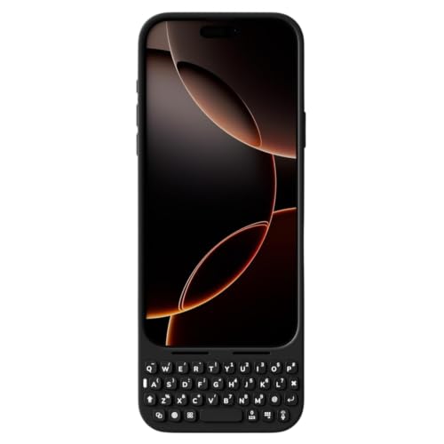 Image of Akko MetaKey Keyboard for iPhone 17 Pro Max Maximize Screen Space Keyboard Case for Accurate Typing, Space Black