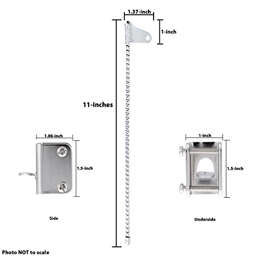 United Pacific Chrome Curb Feelers, Universal Fit, Helps To Prevent Curb Damage To Your Wheels, Curb Whiskers, Old School Style - One Set (Pack Of 2) #TOP6