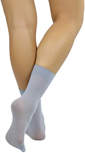 Image of ToBeInStyle Womens Pack of 6 Trouser Solid Print Anklet Socks