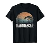 Retro Madagascar Landscape Vintage Souvenir T-Shirt