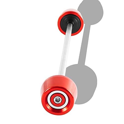 MEJEJO Motorrad Motorrad Vorderachse Gabel Sturzpads Radschutz Für Ducati Multistrada 1100 1200 1200S 1260 Monster 1200 1200S (Color : Red Silver Red)