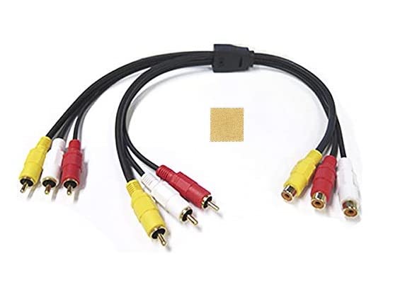 Amazon | Sound Wave【 RCA 2分配 AVケーブル 分岐ケーブル メス オス