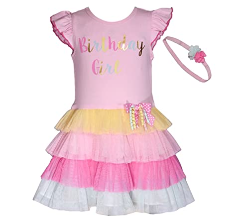 Bonnie Jean Baby Girls Multi Color Polka Dots Balloon Birthday Dress 12-24M