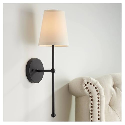 Applique murale moderne noire LED pour miroir de salle de bain et chambre