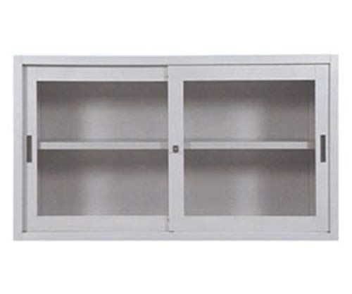 Armadio in Metallo Ufficio/Archiviazione Ante Scorrevoli in VETRO TEMPERATO BASSO (180x45x75h)
