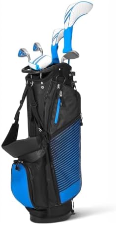 Amazon Basics Golf Club Set with Stand Bag, Oversized Clubface, L...