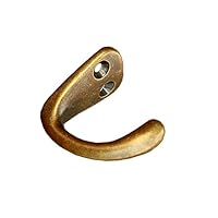 DOITOOL Solid Copper Vintage Coat Hooks Wall-Mounted Hangers for Bedroom Kitchen Bathroom Heavy Duty Over Door Sticky Hooks for Hanging Coathangers