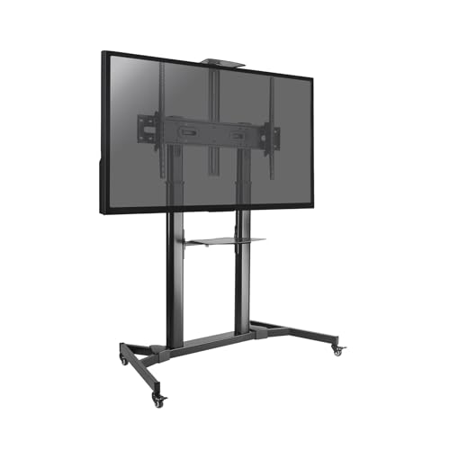 Support TV mobile inclinable KIMEX pour grand écran 60 à 100 pouces
