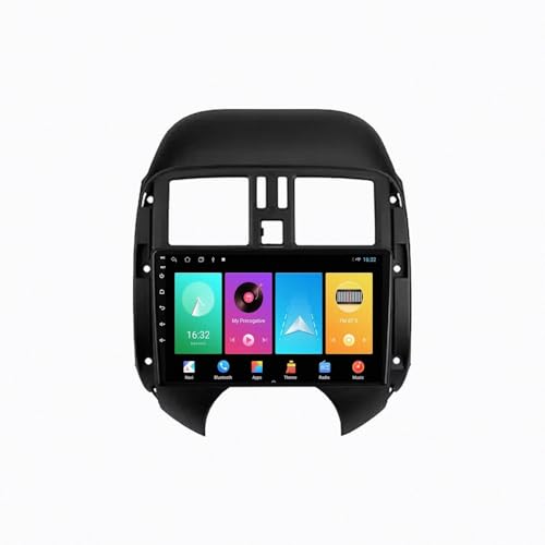 Android Auto inalámbrico Nissan Sunny Versa C17 2012 navegador pantalla 4 nuclear