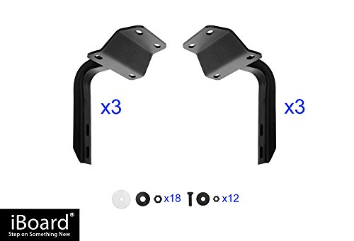 Off Roader For 2015-2018 F150 Supercrew Cab Pickup 4-Door / 2017-2018 F-250/F-350 Super Duty (Nerf Bar | Side Steps) 6" Eboard Running Boards #TOP6