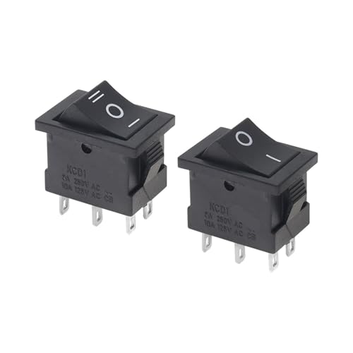 Interruptor basculante KCD1 de 6 pines y 3 posiciones para barcos 5