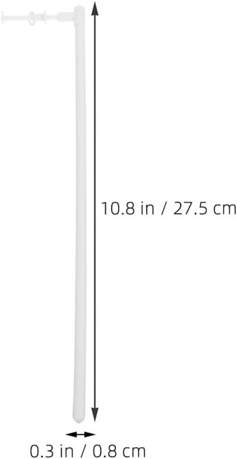 100pcs Sturdy Handheld Pinwheel Rods Plastic Windmill Making Accessories for Crafts for Garden Decor and Creative Projects