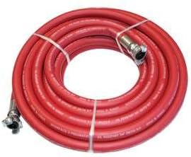 Interstate Pneumatics HJ19-050E Jack Hammer Red Rubber Hose 3/4 Inch x 50 Feet 300 PSI