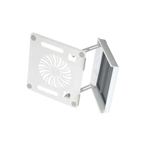 Soporte para portátil magnético con ventilador y almacenamiento miniatura 1