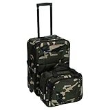 Rockland Luggage 2 Piece Printed Luggage Set, Camouflage, Medium