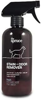 The Spruce Pet Stain & Odor Remover - Plant-Derived Enzyme-Based Cleaner for Dog and Cats Urine, Feces, Vomit, etc. Safe & Effective on Tile, Hardwood, Carpets, and Upholstery - 17 oz